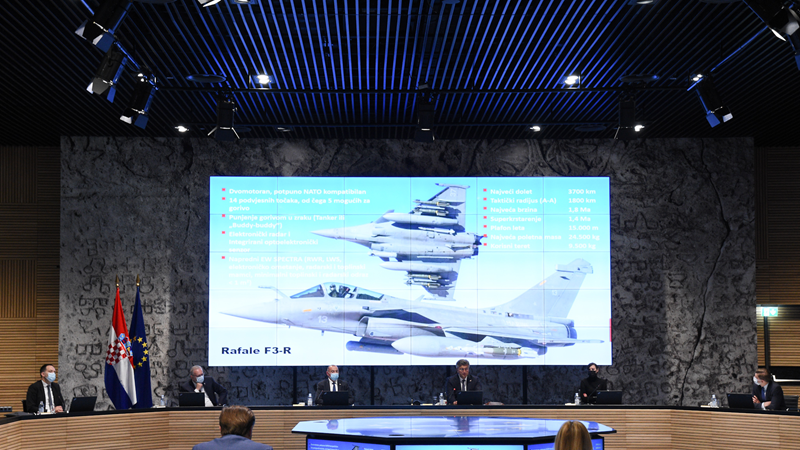 Vlada je donijela odluku o nabavi 12 višenamjenskih borbenih aviona Rafale
